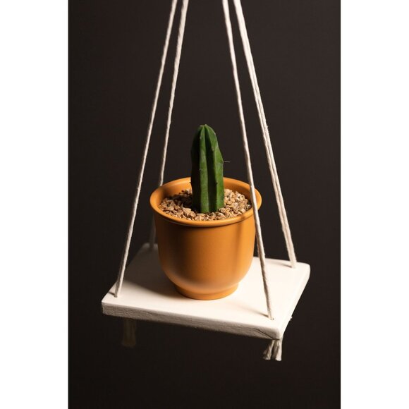 Macrame Shelf|Boho Wall Hanging Shelf|Handmade Home Decor|Boho dECOR(ID 577) - Picture 3 of 7